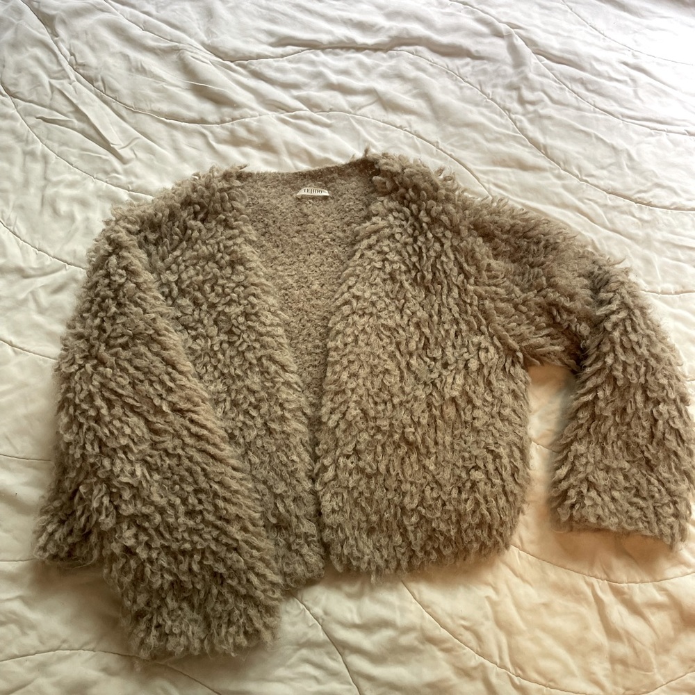 Tejido alpaca sweater/jacket